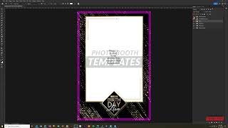 Creating A Single Overlay File from Photo Booth Templates PSD File  PhotoBoothTemplatescom [upl. by Jan]