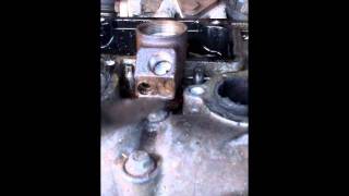 Peugeot 807 removing rusted injectors [upl. by Nibuz]