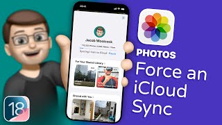 How to Quickly Sync Your Photo Library with iCloud in iOS 18 [upl. by Ahsaten]