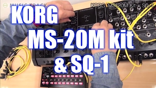 KORG MS20M Kit and SQ1 Demo amp Review English Captions [upl. by Eedyah]