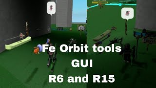 Roblox Fe Script Showcase  Orbit tools GUI  Fluxus and Hydrogen and Delta and Arceus x [upl. by Heidy]