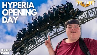 Hyperia Opening Day At Thorpe Park Vlog 2024 [upl. by Johnathan]