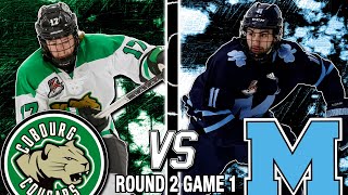 Cobourg Cougars  St Michaels Buzzers Playoffs Round 2 Game 1 [upl. by Nico]