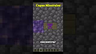 Capas de minerales Minecraft 121 Netherite Diamante Oro Hierro Carbón Esmeralda Amatista [upl. by Carmelina164]