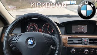 Bmw 525d e60 Kickdown [upl. by Helbonnas]