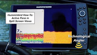 Humminbird HELIX Quick Tip Active Pane in Split Screen Views [upl. by Brittan]