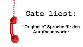 Gate liest quotAnrufbeantwortersprüchequot [upl. by Dermot]