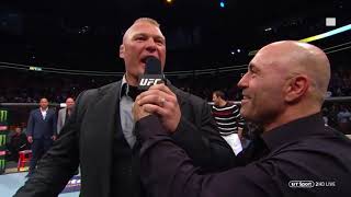 Brock Lesnar Runs Into Octagon To Fight Daniel Cormier  UFC 226  Miocic Vs Cormier [upl. by Silver]