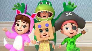 The Hokey Pokey Song With Dinosaur  Lalafun Nursery Rhymes amp Kids Songs [upl. by Enaira]