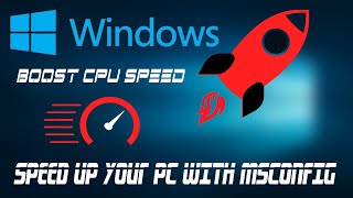 How to Increase Processor Speed By Setting Maximum Number of Processors in laptop [upl. by Kumler]