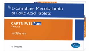 CARTNIWEL Plus TABLET LCarnitine Mecobalamin amp Folic Acid Tablets [upl. by Screens337]