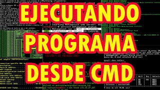 COMO EJECUTAR PROGRAMA DESDE CMD  PROCESANDO BITS [upl. by Ynehteb]