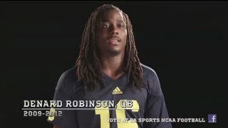 Michigan QB Denard Robinson wants your NCAA Football 14 Cover Vote [upl. by Younger]