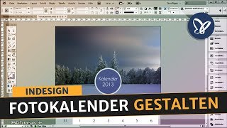 InDesign Tutorial Fotokalender und passendes Deckblatt gestalten [upl. by Der]