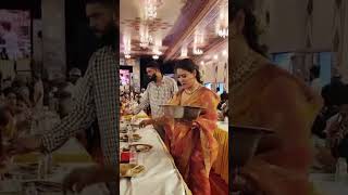 Kajol Serve The Bhog At Durga Puja [upl. by Nylrad443]