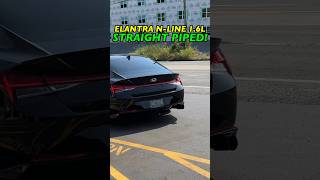 2023 Hyundai Elantra NLine 16L Turbo w STRAIGHT PIPES [upl. by Eisdnyl]