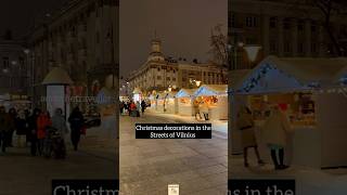 Vilnius during Christmas Time lithuaniatravel [upl. by Lowenstern]