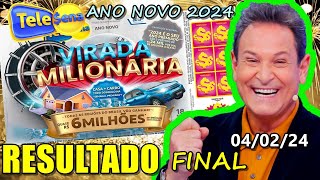 Resultado Final Tele Sena ANO NOVO 🍀 040224 [upl. by Zetniuq576]