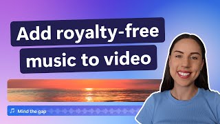 How to add royaltyfree music to a video [upl. by Mcevoy251]