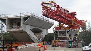 HS2 Colne Valley Viaduct at Moorhall Rd crossing on 17th October 2023 must be almost 2km long now [upl. by Simon]