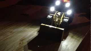 RC Wedico 966 Caterpillar loader Crazy bright LED Servonaut SMX S20 BMA [upl. by Robinet671]