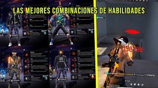 LAS MEJORES COMBINACIONES DE HABILIDADES EN FREE FIRE [upl. by Aneala]