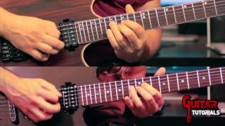 My Green Neighbour Destrage  Guitar Tutorial with Matteo Di Gioia and Ralph Salati [upl. by Eemaj]