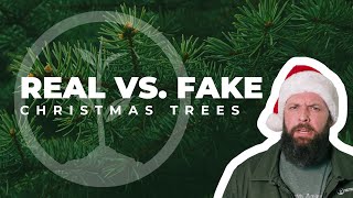 Real Vs Fake Christmas Trees  One Tree Planted [upl. by Studner]