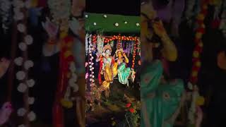 Thamna rakh Puja nice decoration viralvideo shortvideo krishna puja [upl. by Tasiana]