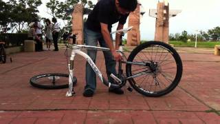 Changebike folding bikeFast and Easy to fold [upl. by Nerradal427]