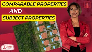 Comparable Properties and Subject Properties In REAL ESTATE realestateeducation [upl. by Rosemari538]