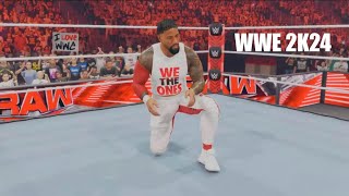 Jey Uso vs Bron Breakker  Monday Night Raw [upl. by Nevanod]