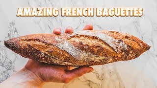 How To Make Traditional French Baguettes At Home [upl. by Burtis]