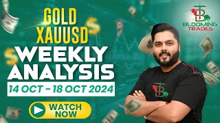 Gold XAUUSD Weekly Analysis with EURUSD  USDJPY 14 Oct  18 Oct 2024 Gold Weekly Forecast [upl. by Devon]