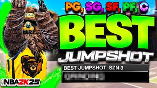 NEW BEST JUMPSHOTS FOR EVERY 3PT RATING amp HEIGHT in NBA 2K25 Best Jumpshot 2k25 Season 3 [upl. by Millard138]