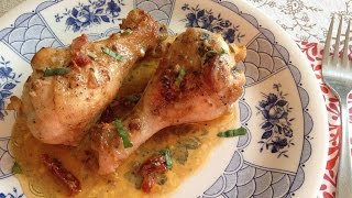 Pollo Asado con Salsa de Tomates Secados al Sol y Parmesano [upl. by Arielle763]