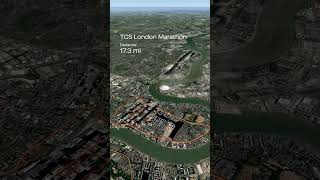 LONDON MARATHON ROUTE 2024 [upl. by Adnwahsor]