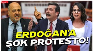 Erkan Baş Ahmet Şık ve Sera Kadıgilden Erdoğana şok protesto [upl. by Yadseut]