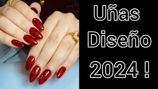 UÑAS DISEÑOS 2024 💅👌TENDENCIAS EN UÑAS DE MODA [upl. by Ynattib]