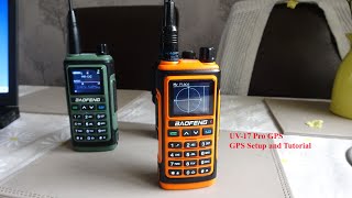 Baofeng UV17 Pro GPS Tutorial on setup and use of GPS [upl. by Bowes]