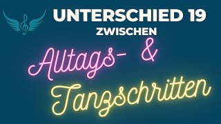 Unterschied Alltags amp Tanzschrittebewegung für Herr amp Dame 4K [upl. by Meijer]