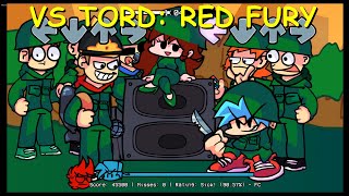 Friday Night Funkin VS Tord  Red Fury Full Week Beta FNF ModHARD [upl. by Drannel]