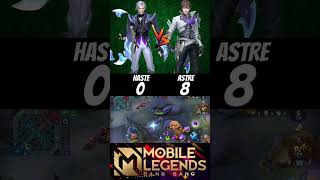 Haste gus vs Astre Aamon🔥 1v1 who will be win🔥 haste astre gusion aamon mlbb shorts [upl. by Norwood234]