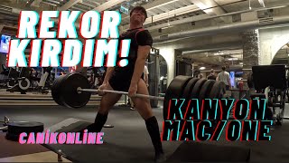 YENİ DEADLİFT REKORU KANYON MACONE VLOG [upl. by Tadeas84]