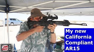 Field testing my new California Compliant AR15 [upl. by Reisman230]