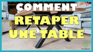 Comment retaper une table en bois [upl. by Tedie614]