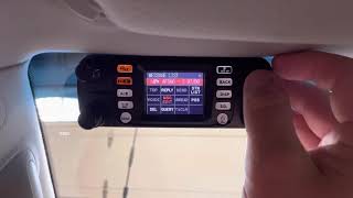 Sending a text message via SMSGTE with a Yaesu FTM300DR [upl. by Goody]