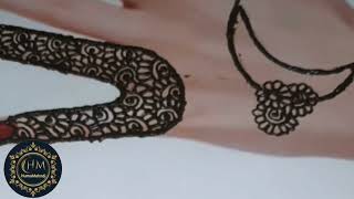 Eid special  Easy eid moon mehendi design Mehndi  Design shorts HumaMehndi [upl. by Iralam285]