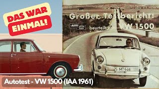 Autotest  VW 1500 IAA 1961 [upl. by Yodlem]