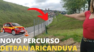 PROVA PRÁTICA DETRAN ARICANDUVA  PERCURSO ATUALIZADO [upl. by Assenal]